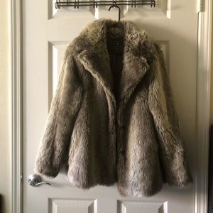 F21 Faux Fur Coat